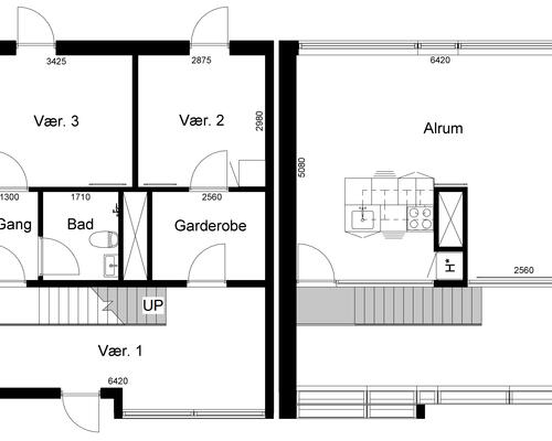3 værelses hus i Ikast