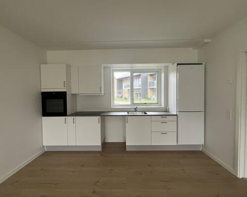 moderne seniorbolig på 1. salen