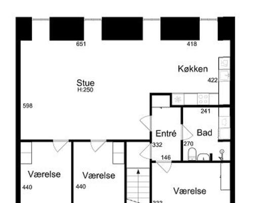 3 værelses lejlighed i Ringe