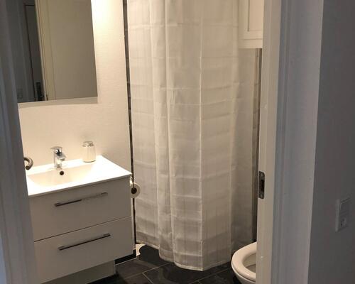 Lys og charmerende nyrenoveret 2. værelses lejlighed i 2 plan