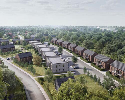 Lækker nyopført 3-vær. lejlighed med egen stor altan i Hasselager.