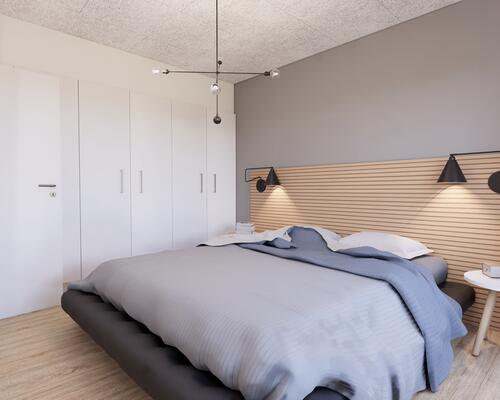 Lys 3-værelses med terrasse, parkering og egen vaskesøjle – seniorvenlig