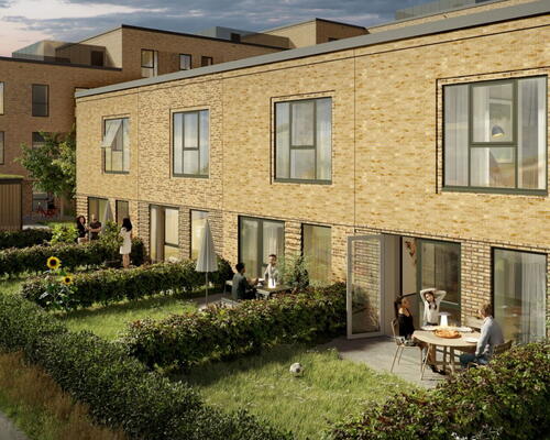 Flot og rummelig 2-plans rækkehus med moderne køkken, god planløsning med plads til familien og egen have. - Ingen bindingsperiode!