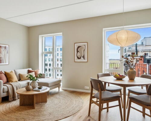 UN17 Søen - Rummelig 3 vær. lejebolig med vestvendt altan – perfekt familie- eller delebolig