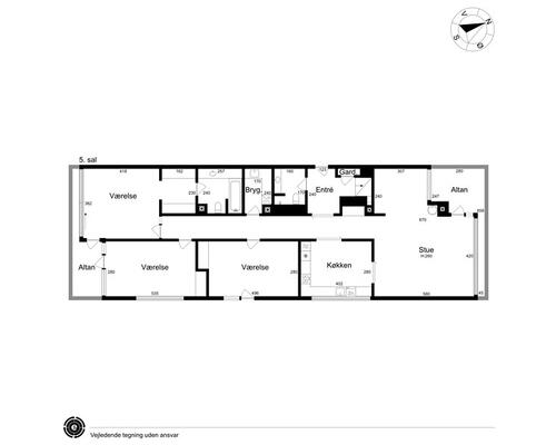 4 værelses lejlighed i København Ø