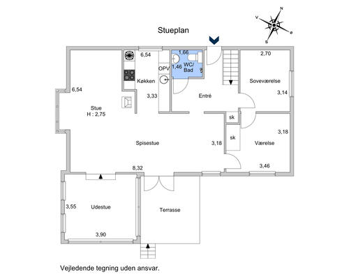 5 værelses hus i Holte
