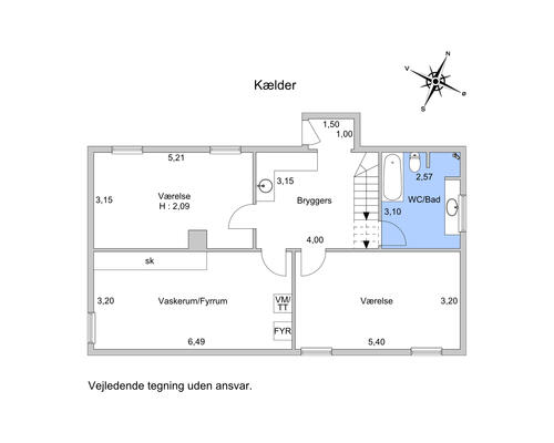 5 værelses hus i Holte