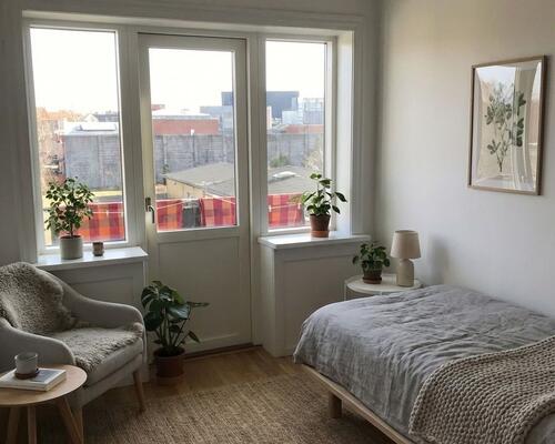 Lys 3-værelses med altan, parkering og egen vaskemaskine – 88 m2 klar til indflytning