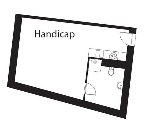 1 værelses lejlighed i Vanløse