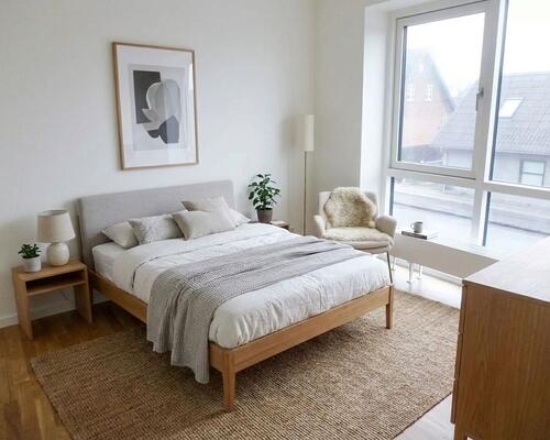 Lys 2 vær. på 69 m2 - elevator og parkering lige ved døren.