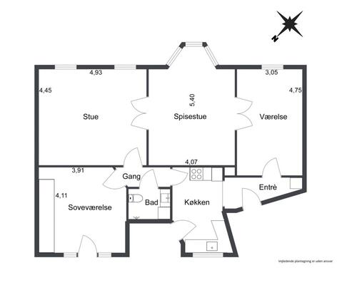 4-værelses lejlighed udlejes i Aalborg C