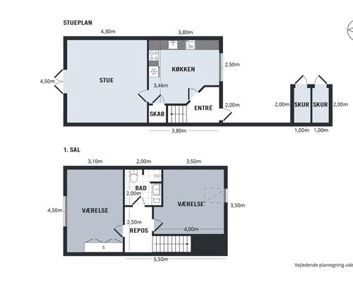 Lyst 3-værelses rækkehus i to plan med privat terrasse, parkering og ladestander på området – husdyr tilladt