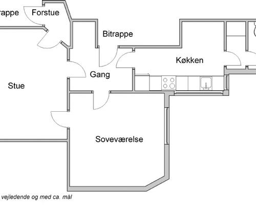2 værelses lejlighed i Randers NV