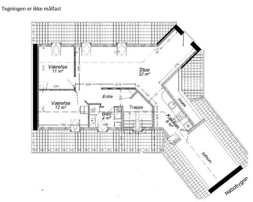 3 værelses lejlighed i Hadsten