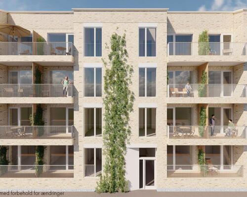 Lys og rummelig 3-værelses lejlighed med altan