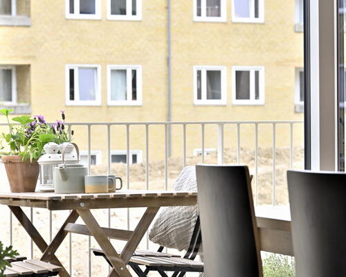 Fløjhusene - Bygningn A - Stor 4-værelses lejlighed med egen terrasse og plads til hele familien