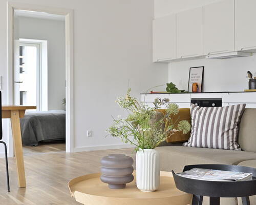 Fløjhusene - Bygningn A - Stor 4-værelses lejlighed med egen terrasse og plads til hele familien