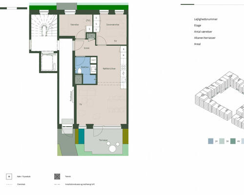 3 værelses lejlighed i Hedehusene