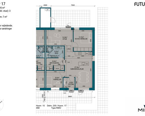 3 værelses hus i Haslev