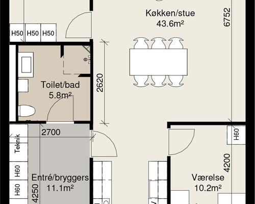 3 værelses hus i Silkeborg
