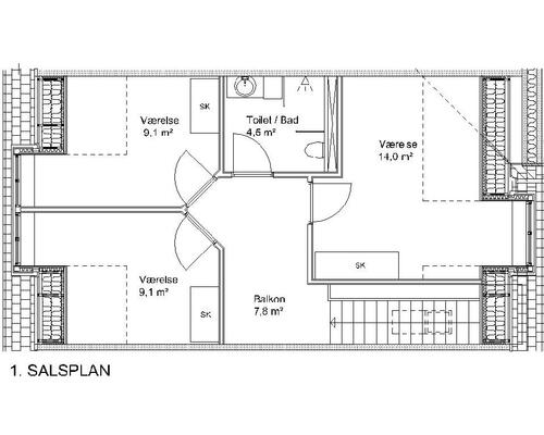 4 værelses lejlighed i Odense SV