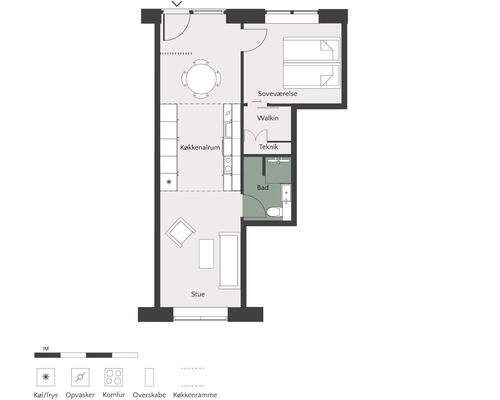 SKØN 2-VÆRELSES I HØJBJERG