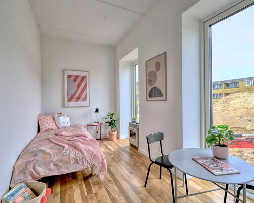 Fløjhusene - Bygningn A - Stor 4-værelses lejlighed med egen terrasse og plads til hele familien