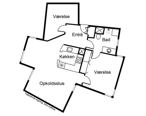 3 værelses lejlighed i Horsens
