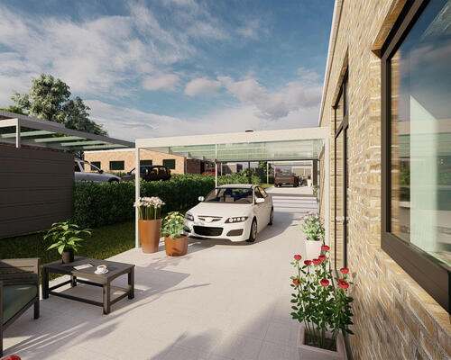 Nybygget, energivenlig og moderne rækkehus til leje på Kong Christoffers Vej