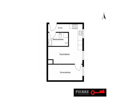 2 værelses lejlighed i Kolding