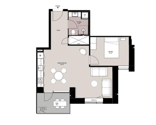 2-værelses kvalitetslejlighed i Aarhus C - Byggeri fra 2025