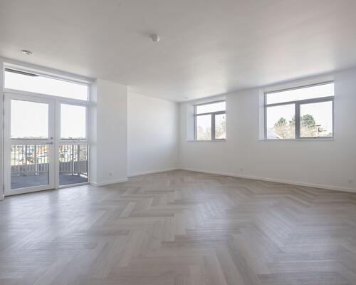 Nybygget luksus lejlighed i Sygehusparken - 4 værelser, privat altan og mange fællesfaciliteter