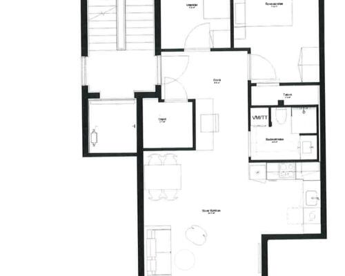 Familievenlig 3-Værelses lejlighed i Ballerup