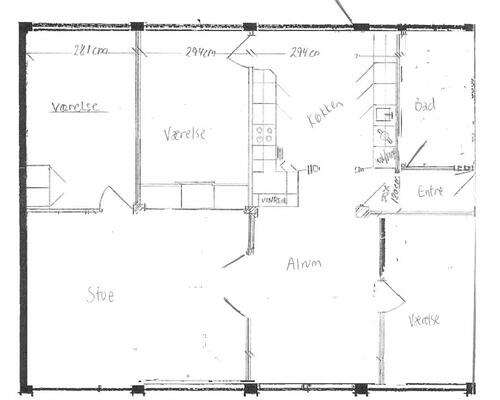 3 værelses lejlighed i Herning