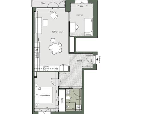 Flot ny lejlighed på Elmeholm | København SV.