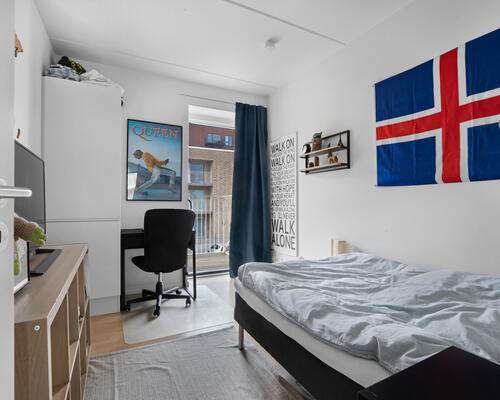 Delevenlig 3-værelses lejlighed i Skejbyen