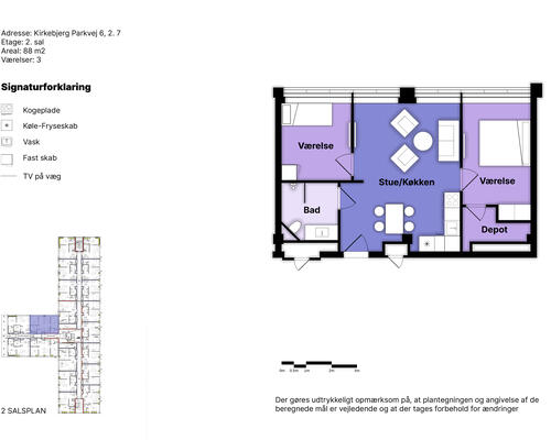Moderne 3-værelses i rustikke rammer
