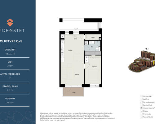 2 værelses lejlighed i Viborg