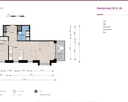 2 værelses lejlighed i Hedehusene