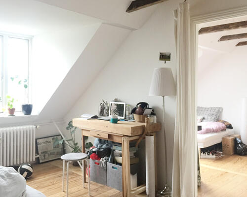 Flot 3-værelses lejlighed i Øgadekvarteret