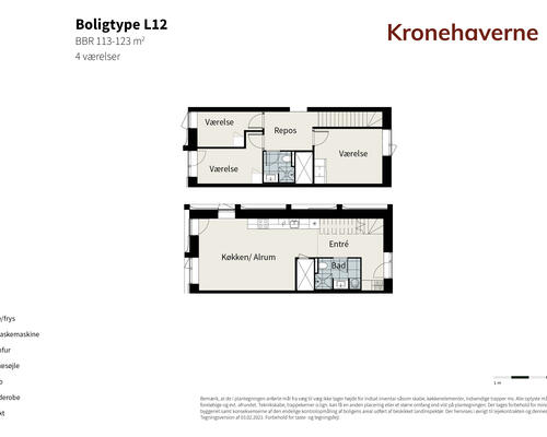 4 værelses lejlighed i København S