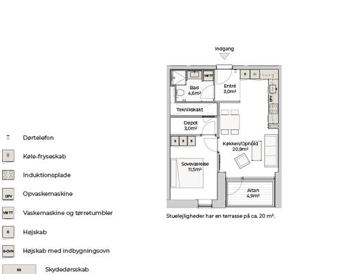 2 værelses lejlighed i Risskov