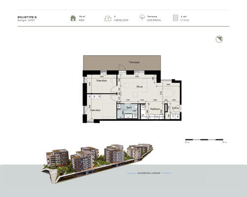 Svanemærkede lejeboliger i første række til vandet