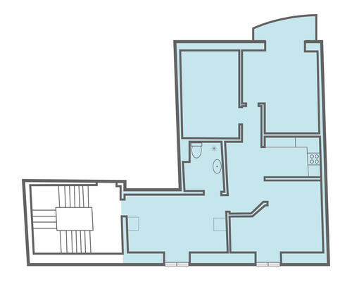 Delevenlig 4 værelses lejlighed, centralt i Aarhus