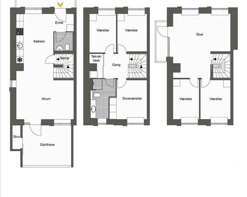 7 værelses hus i København SV