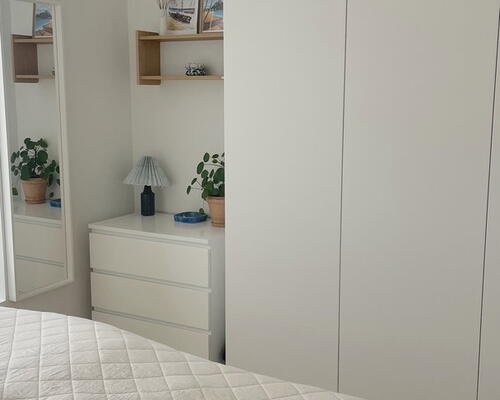 Eksklusiv penthouse med stor tagterrasse og fjordudsigt