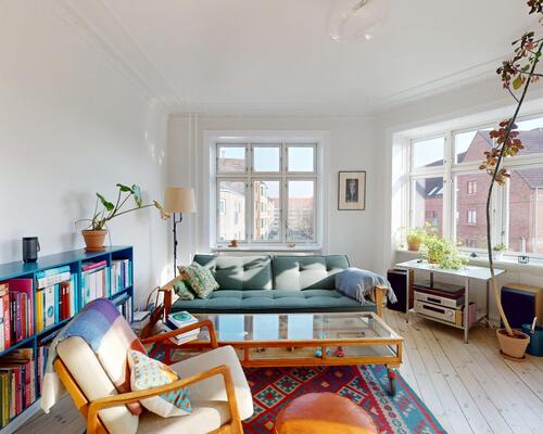 1 værelses lejlighed i København N