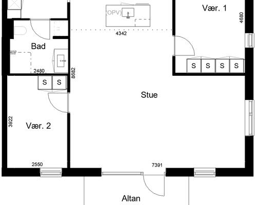 3 værelses lejlighed i Kolding