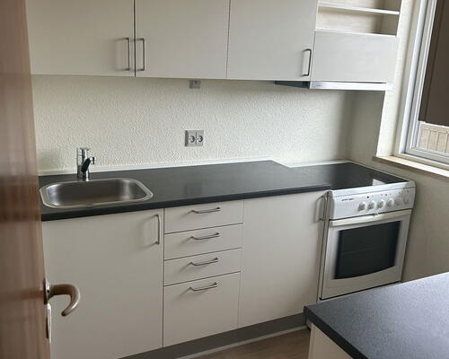 Velindrettet 2-værelses på 46 m2 med separat køkken – parkering og ladestander