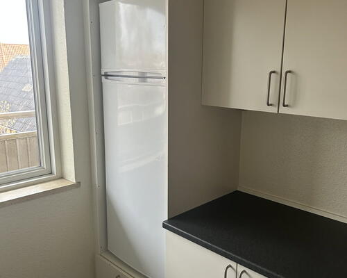 Velindrettet 2-værelses på 46 m2 med separat køkken – parkering og ladestander